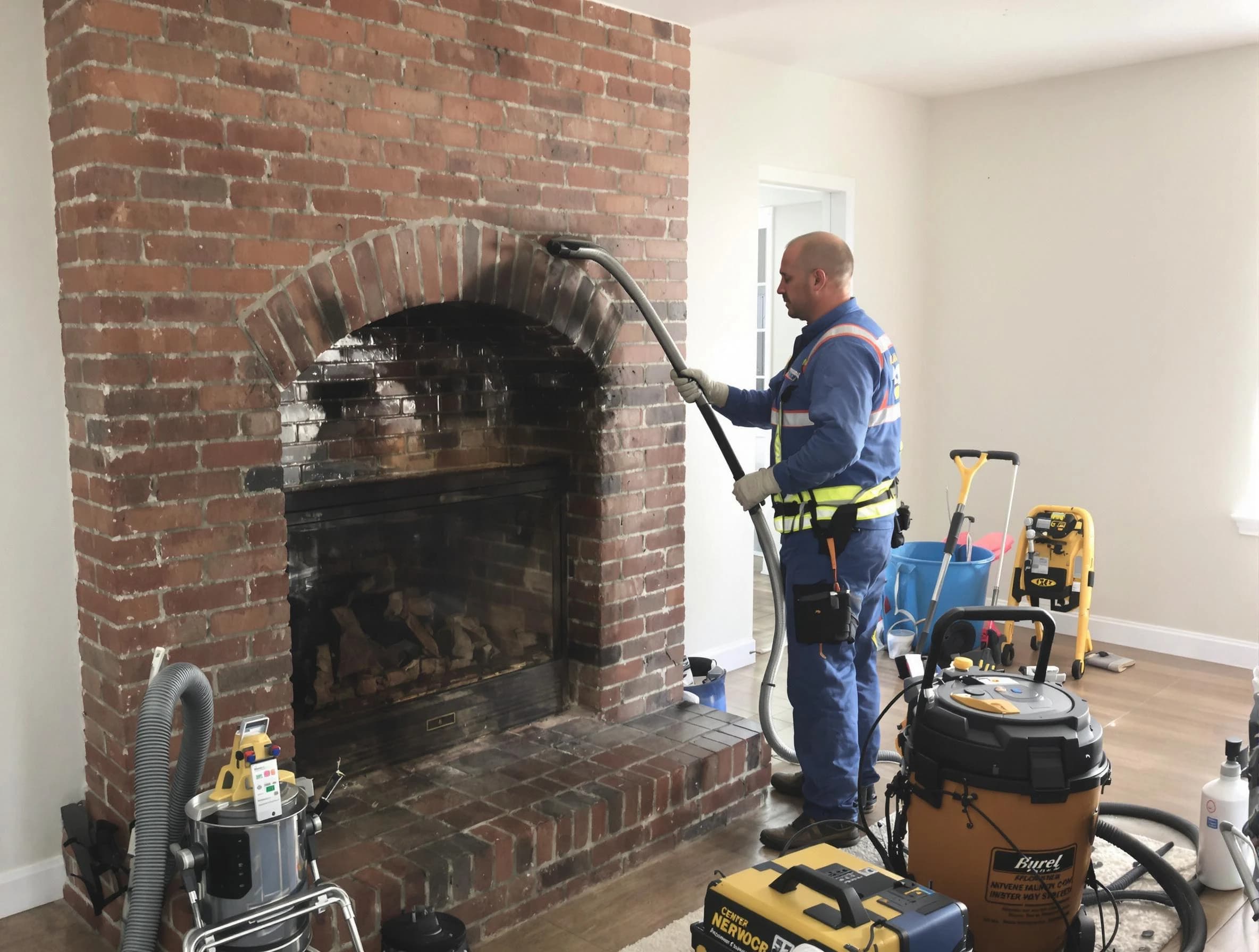 Fort Lupton Chimney Sweep expert performing detailed chimney sweep in Fort Lupton, CO
