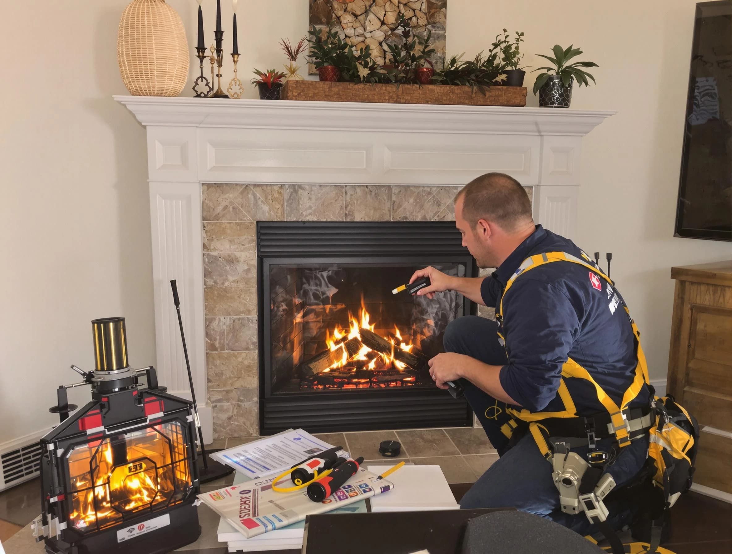 Safety-focused fireplace inspection by Fort Lupton Chimney Sweep in Fort Lupton, CO