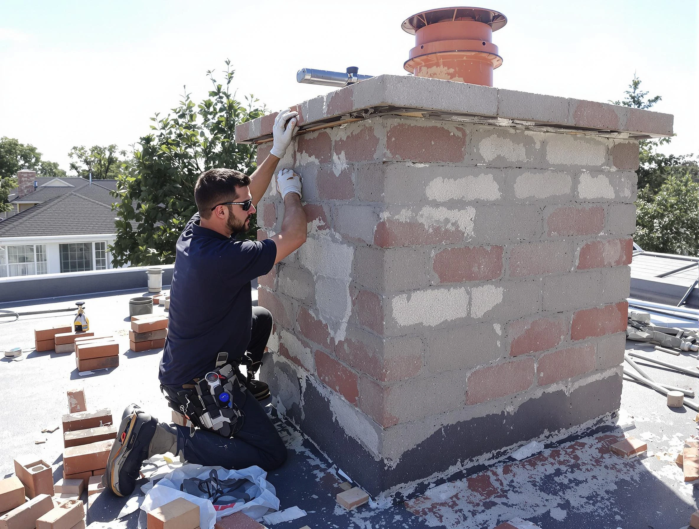 Advanced chimney repair process by Fort Lupton Chimney Sweep in Fort Lupton, CO