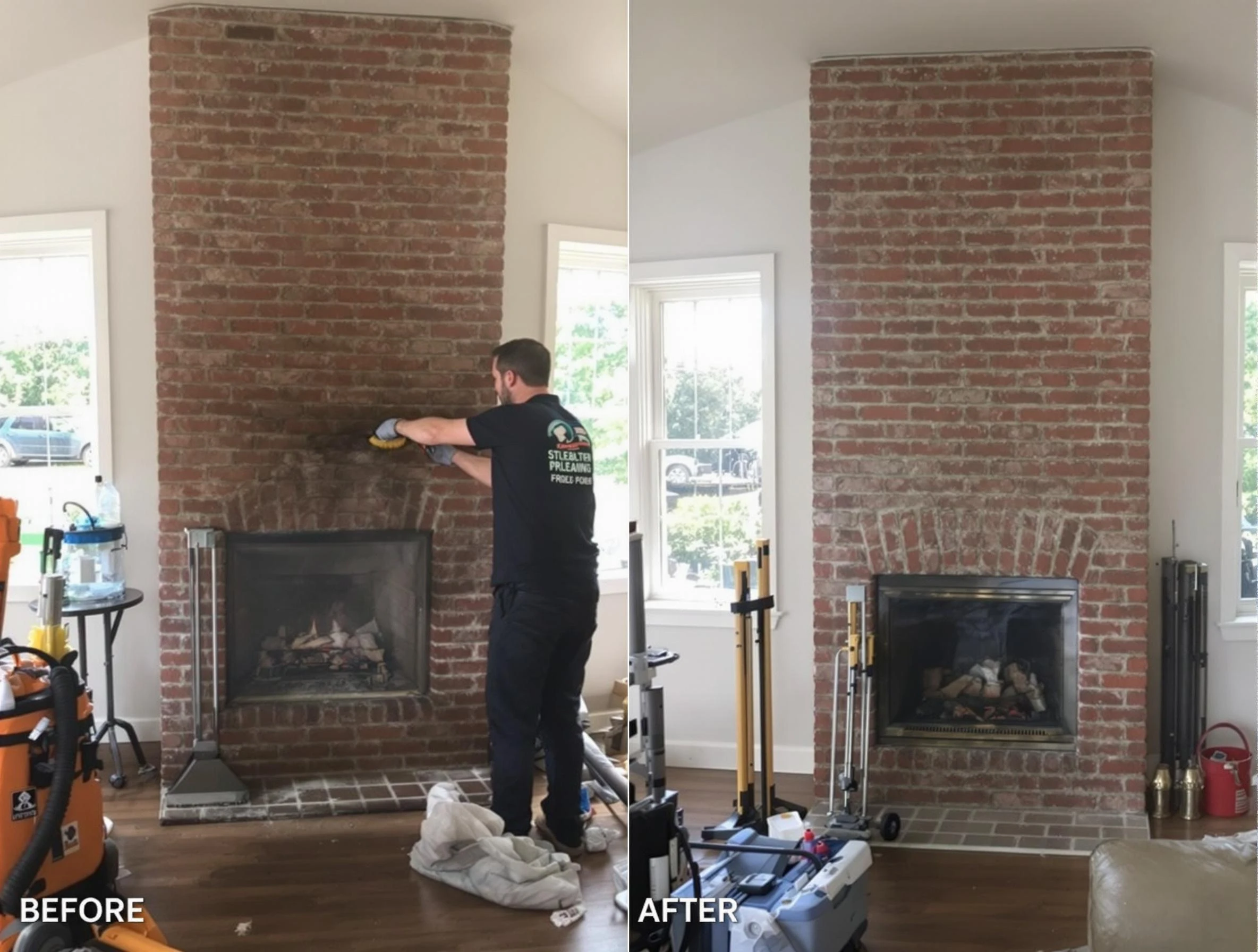 Finished chimney sweeping service by Fort Lupton Chimney Sweep in Fort Lupton, CO